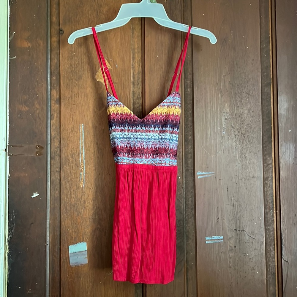 Unknown brand Cross-Back Flowy Spaghetti Strap Blouse